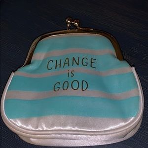 “Change is good” coin purse